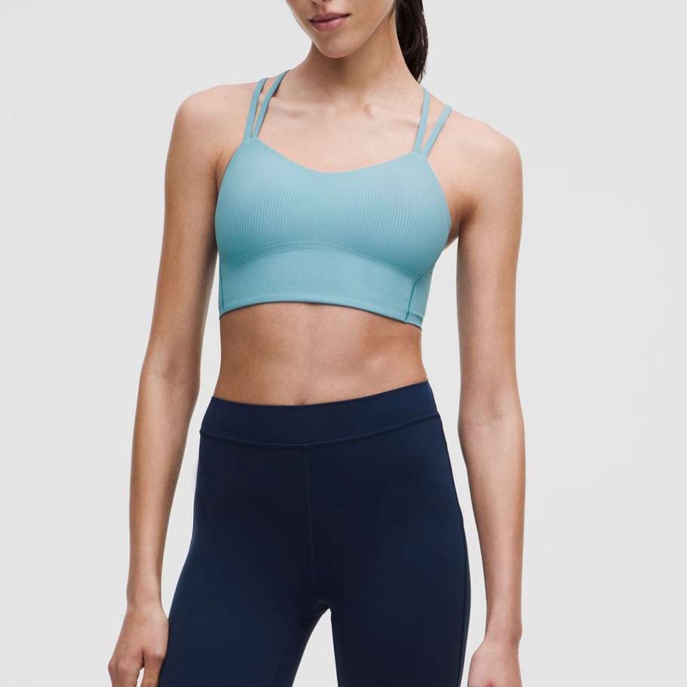Lululemon Blue Double-Strap Sports Bra